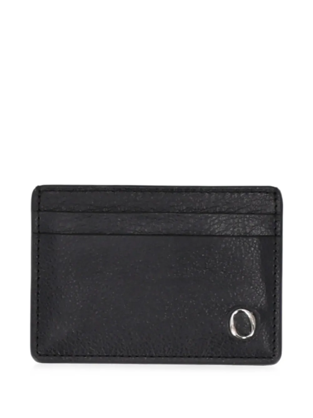 Orciani Lagoon leather cardholder - Nero