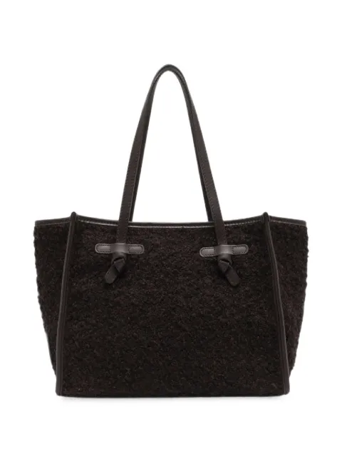 GIANNI CHIARINI medium Marcella leather-trim tote bag