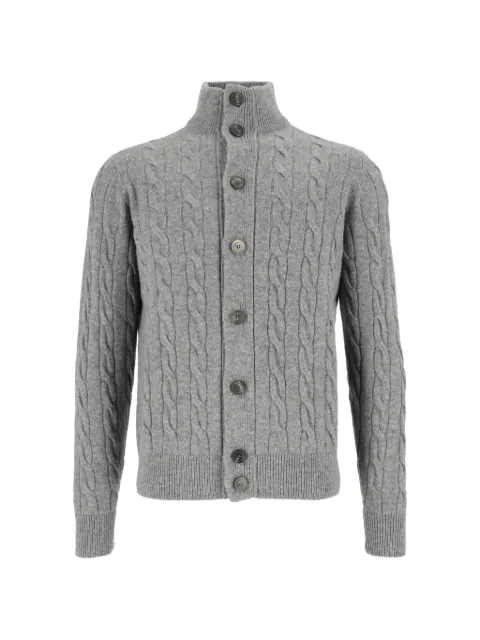 Filippo De Laurentiis cable-knit button-up cardigan