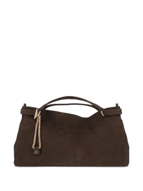 Orciani midi Virgo Nabucco suede tote bag