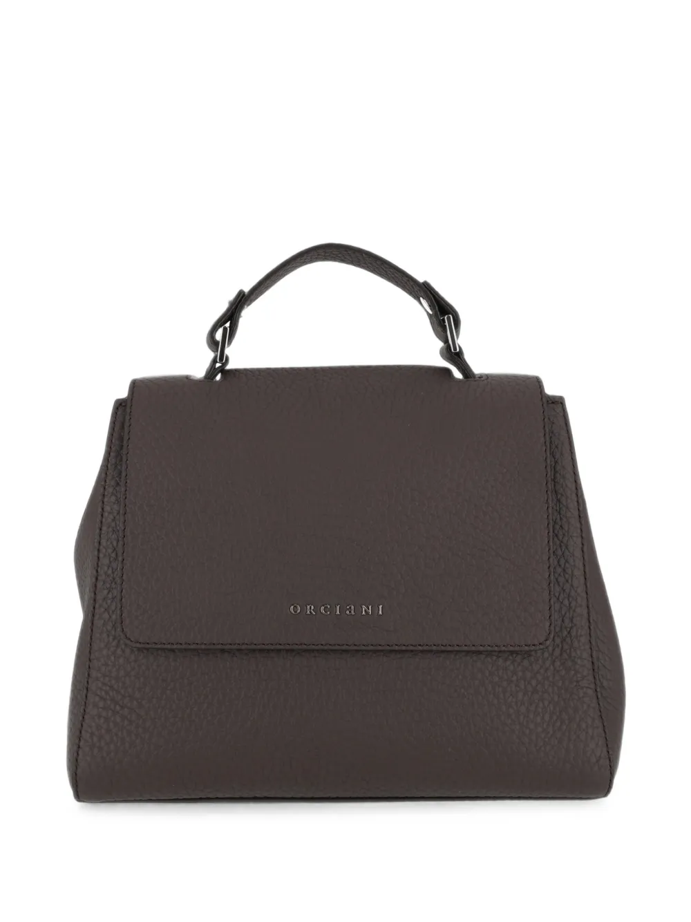 Orciani Small Sveva Soft Leather Tote Bag In Brown