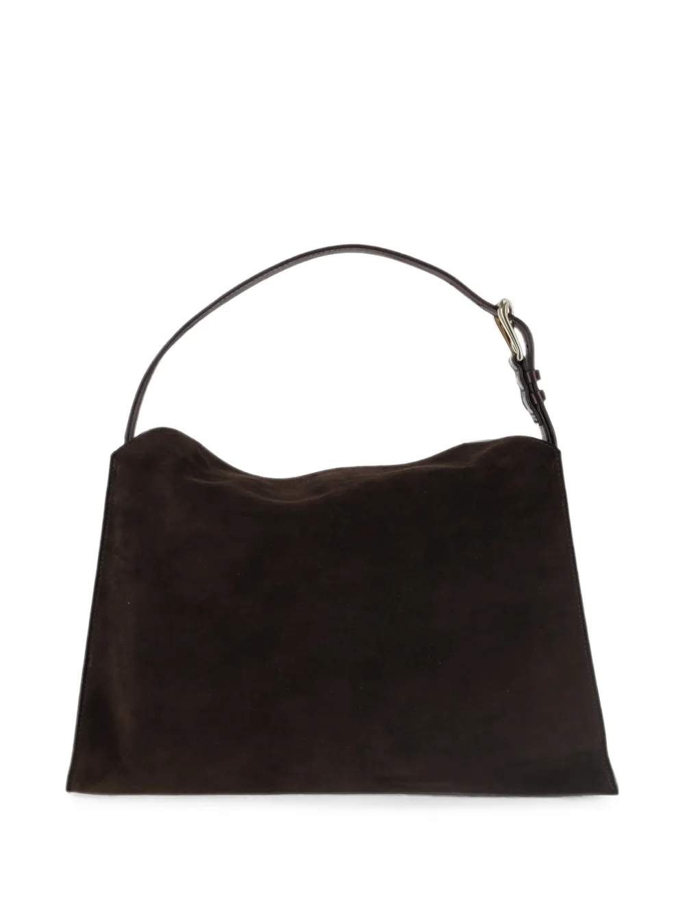 Orciani Trinity leather tote bag Bruin