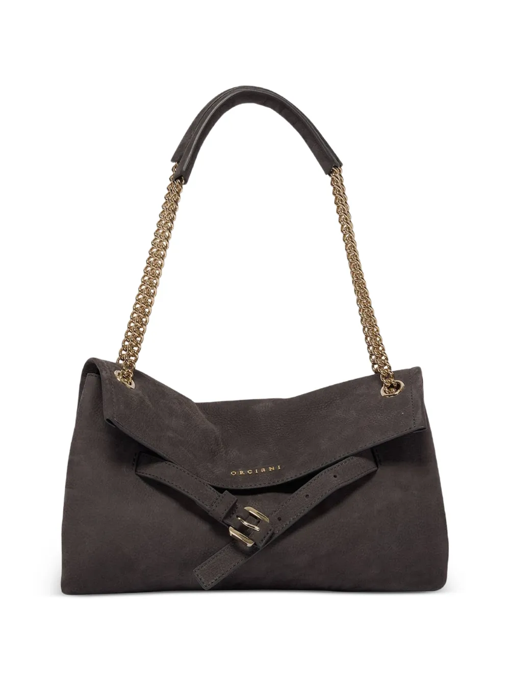 Orciani Small Venus Nabucco buckle-detail shoulder bag - Grigio
