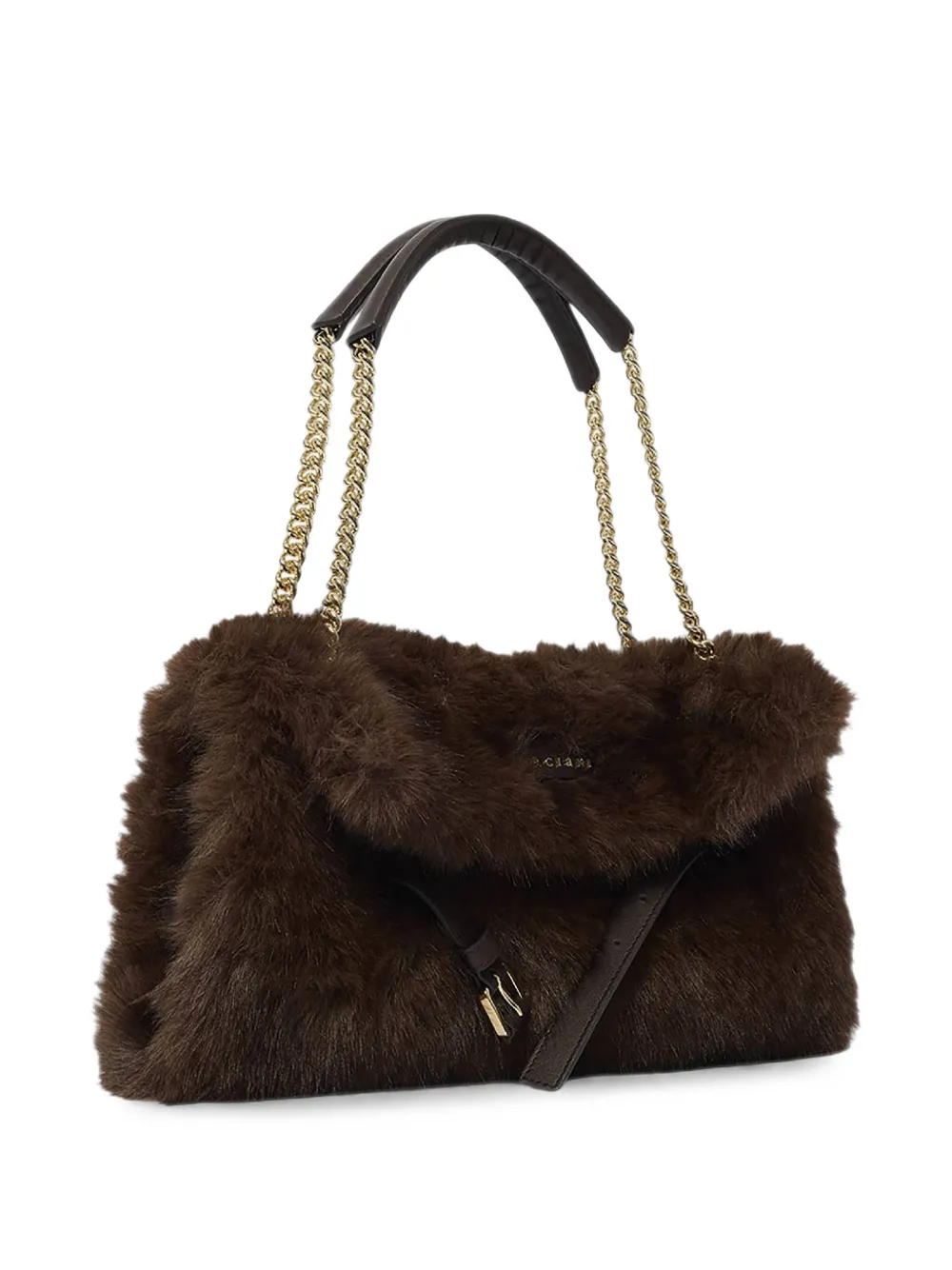 Orciani Venus shopper van imitatiebont Bruin
