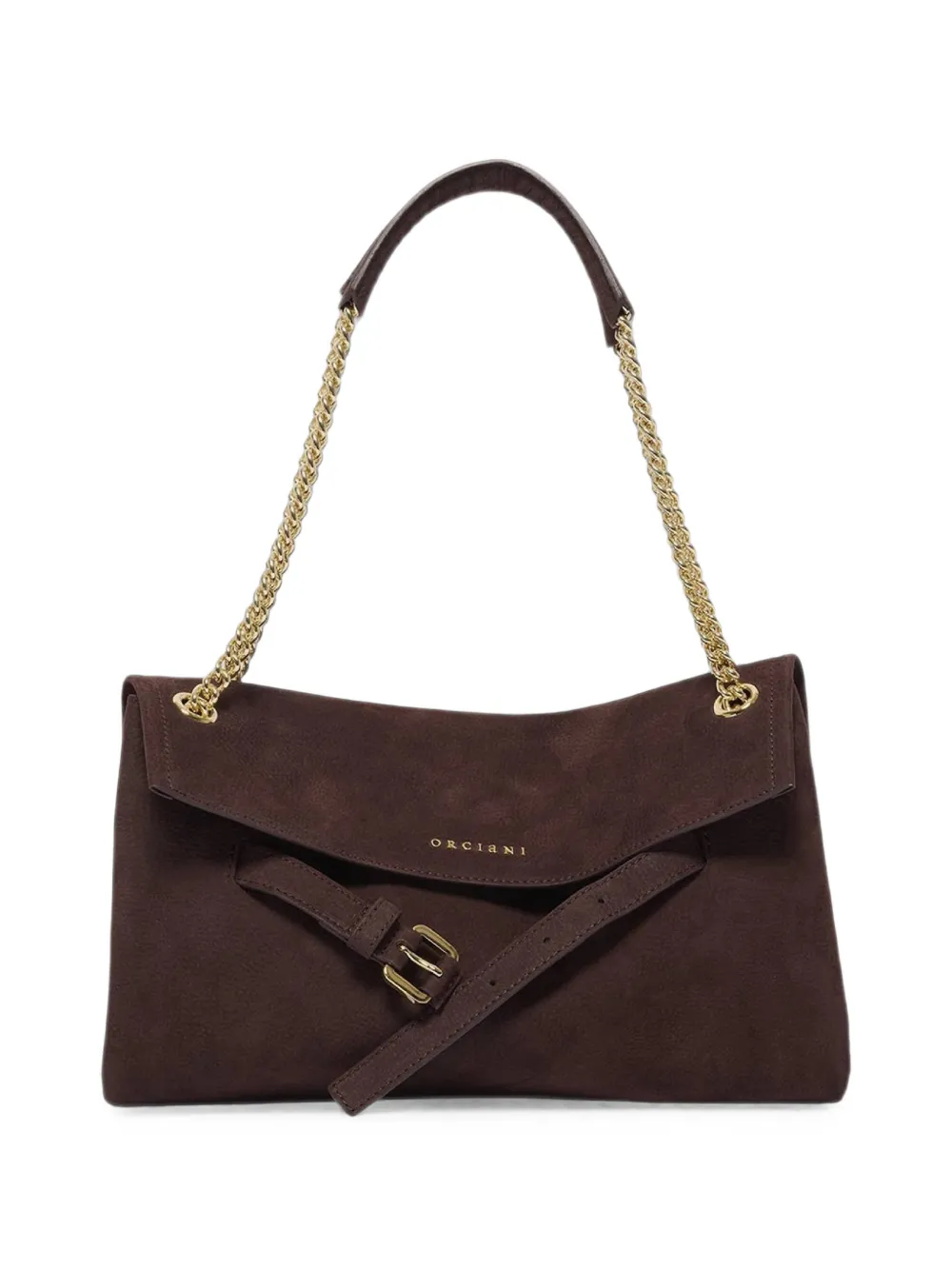 Orciani Small Venus Nabucco Leather Shoulder Bag In Red