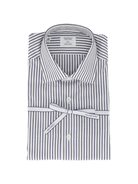 Mazzarelli stripe-print slim-fit shirt