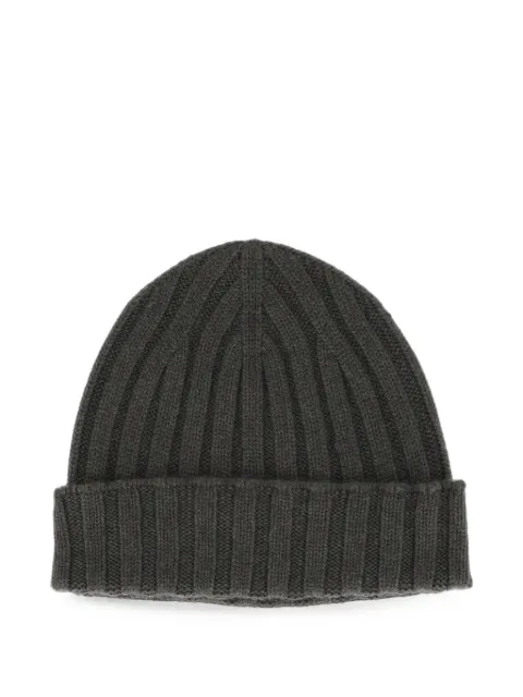 Filippo De Laurentiis ribbed-knit cashmere beanie hat
