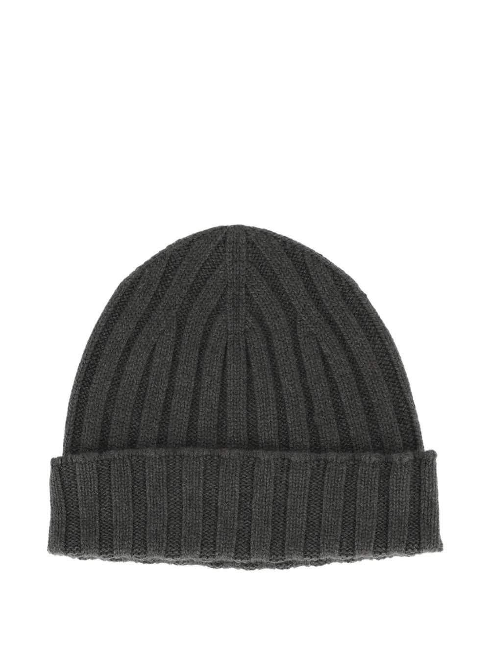 Filippo De Laurentiis ribbed-knit cashmere beanie hat - Grau