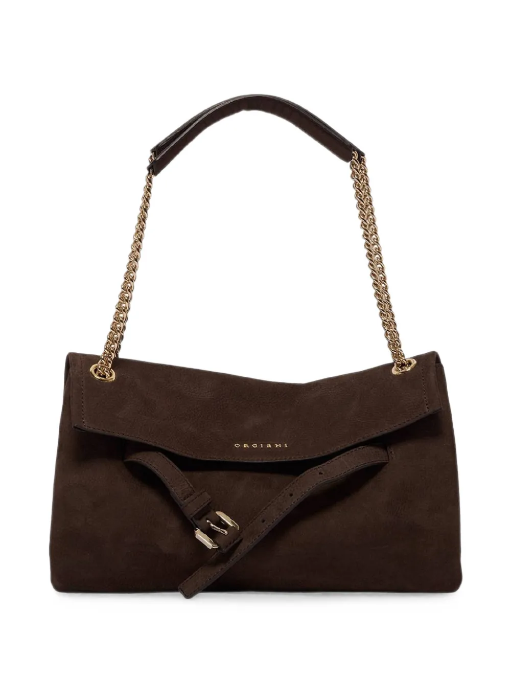 Orciani Small Venus Nabucco Buckle-detail Tote Bag In Brown