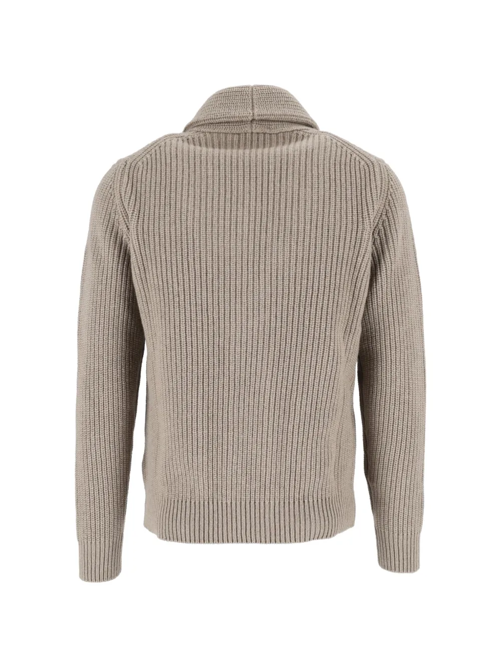 Filippo De Laurentiis Vest met sjaalkraag Beige