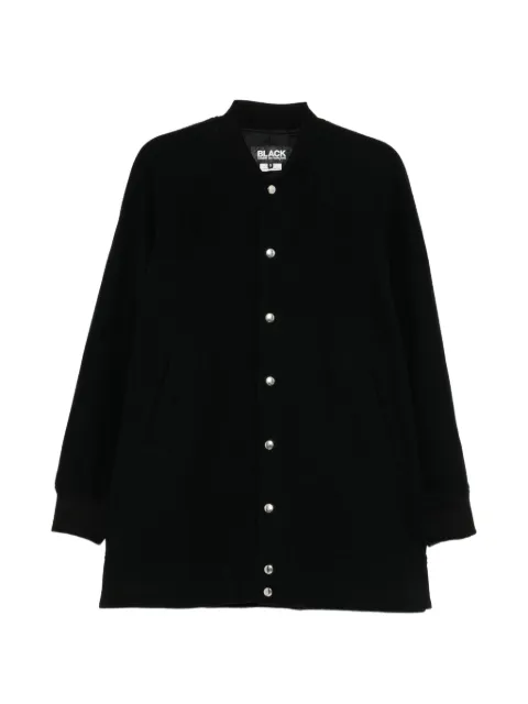 Black Comme Des Garçons eglongated bomber jacket