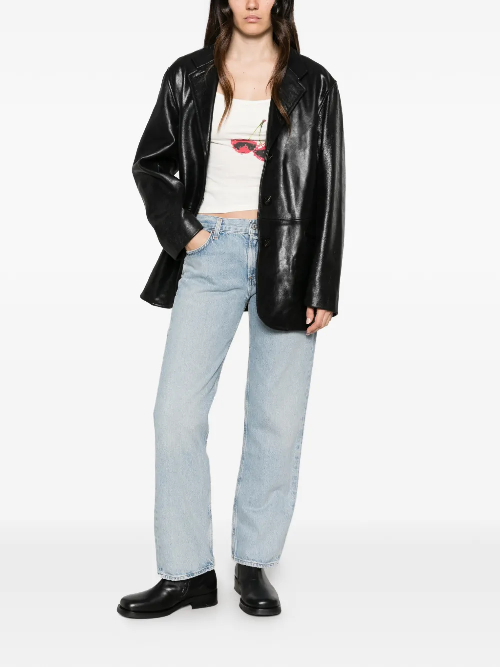 AGOLDE Straight jeans Blauw
