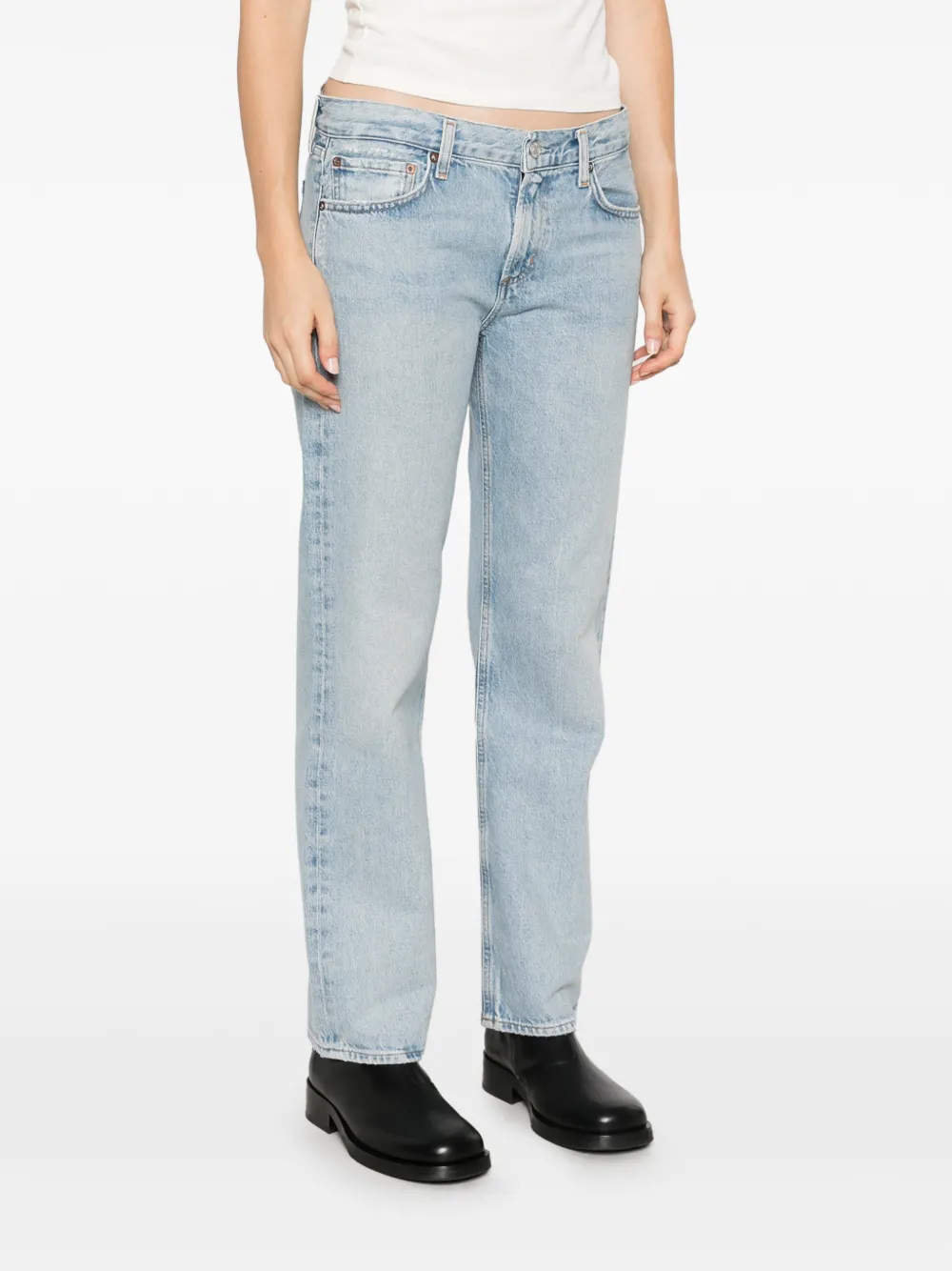 AGOLDE Straight jeans Blauw
