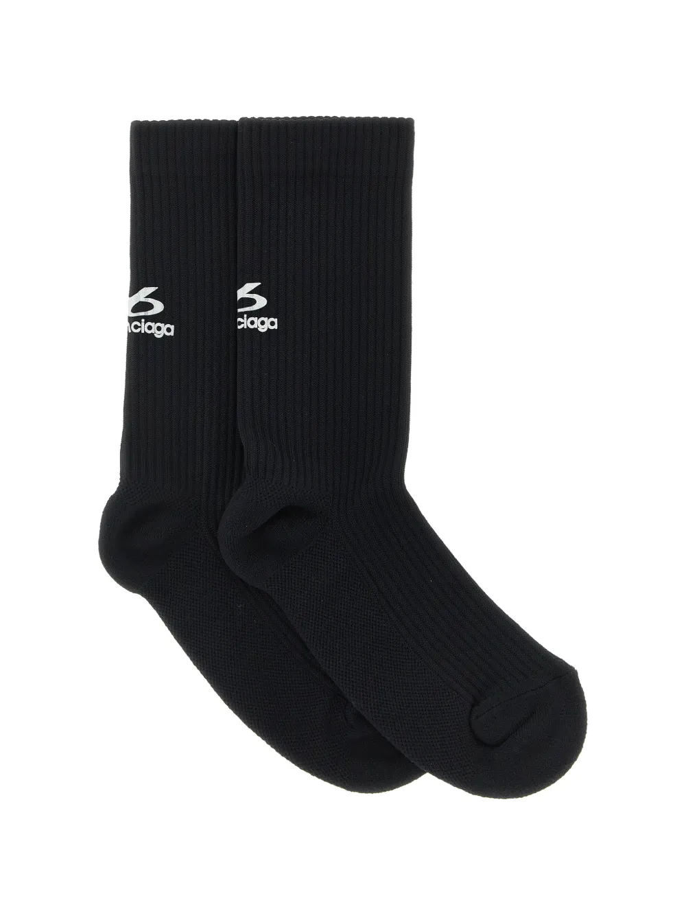 Balenciaga ribbed logo-print socks