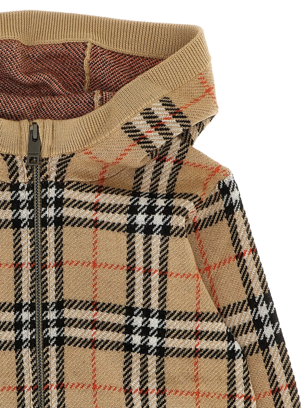 Burberry Kids hooded jacket Beige