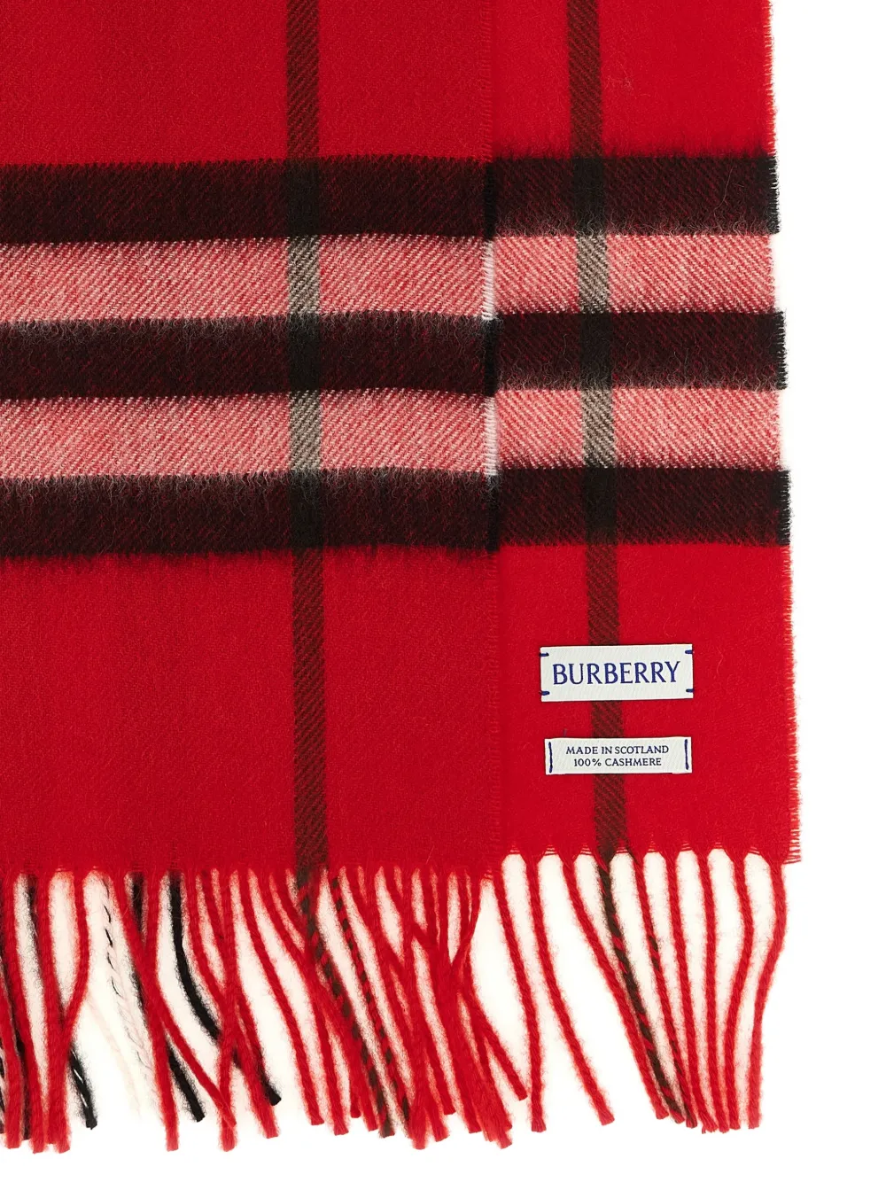 Burberry Kasjmier sjaal Rood