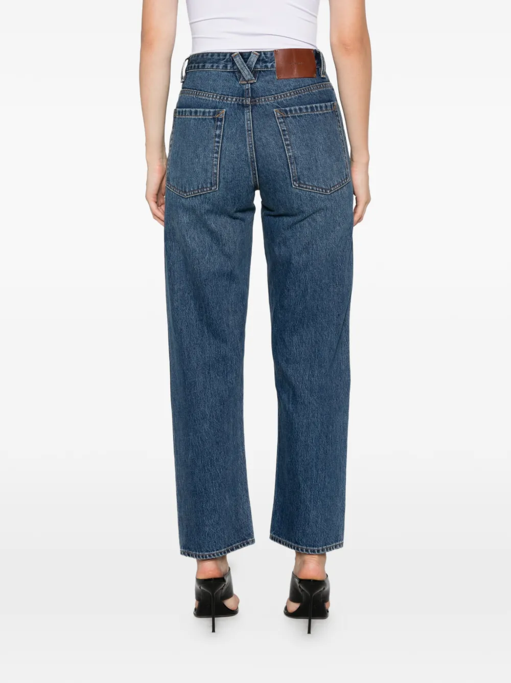 ENTIRE STUDIOS Seth straight-leg jeans Blauw