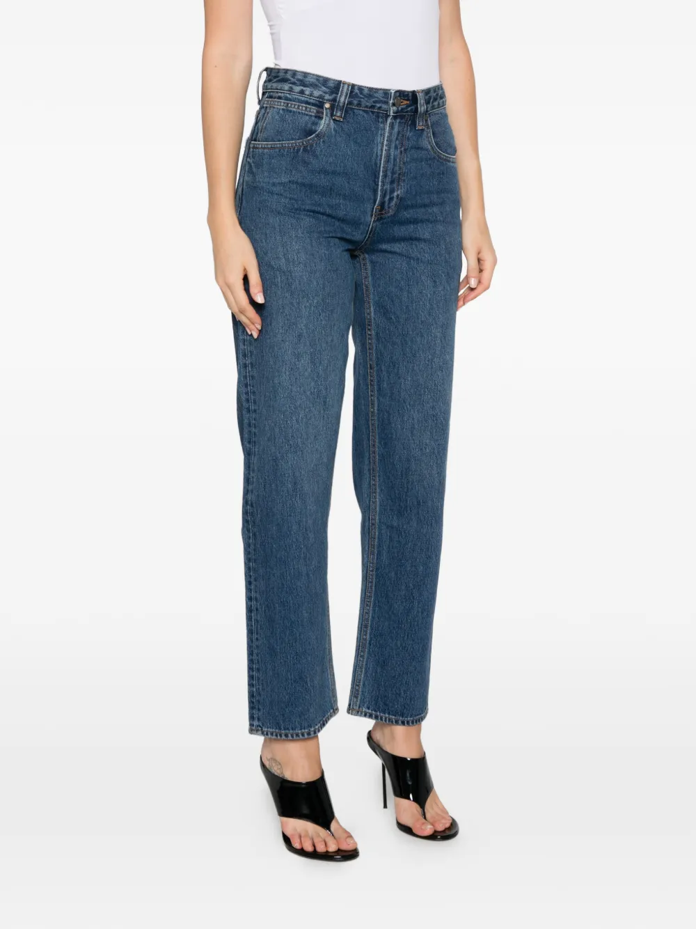 ENTIRE STUDIOS Seth straight-leg jeans Blauw