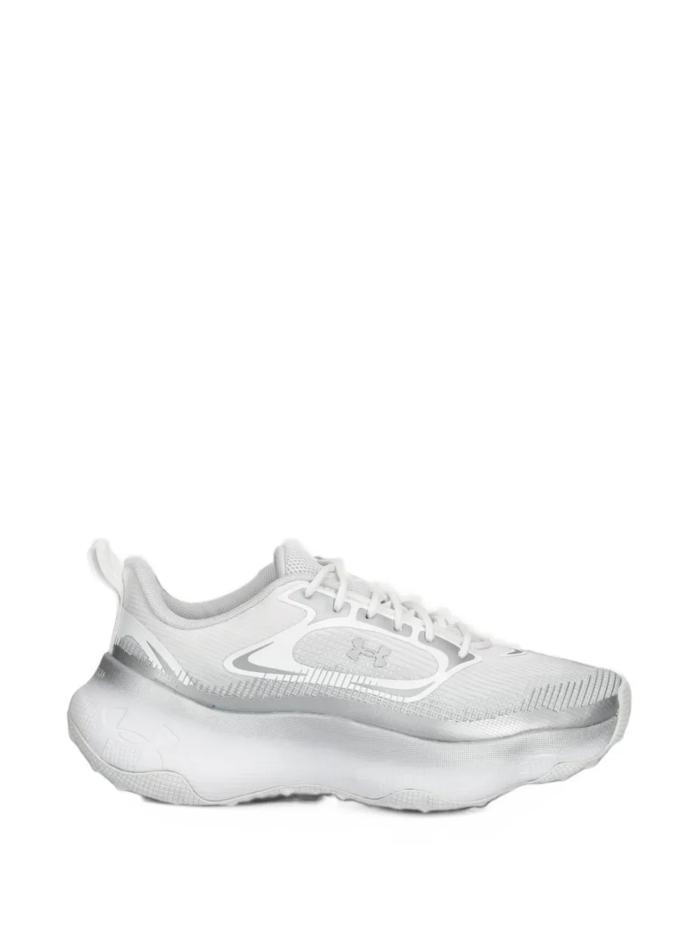 Under Armour mesh-panel chunky-sole sneakers Wit