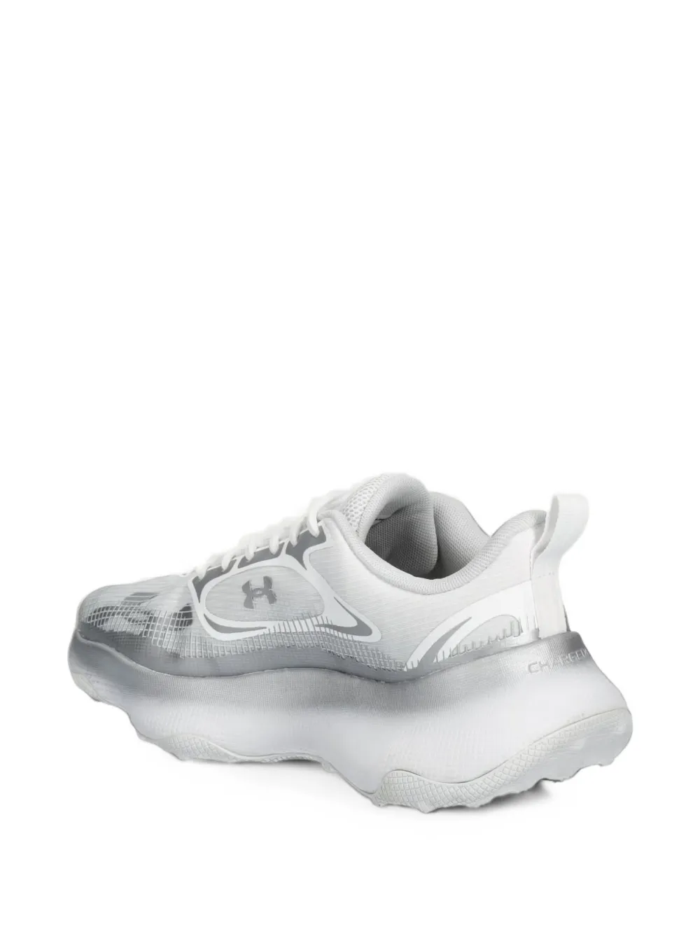 Under Armour mesh-panel chunky-sole sneakers Wit