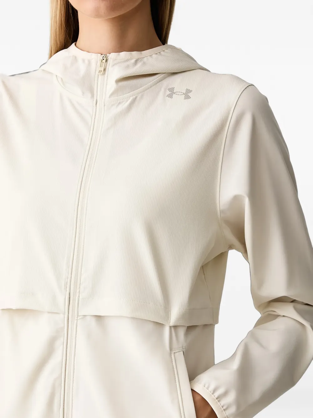 Under Armour UA Velociti Pro Storm jack met capuchon Wit