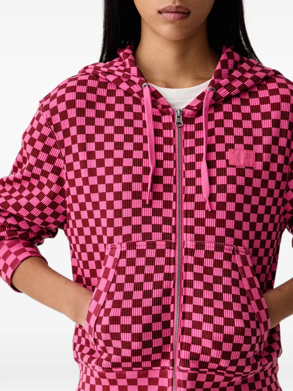 Vans Pierce Shrunken hoodie Roze