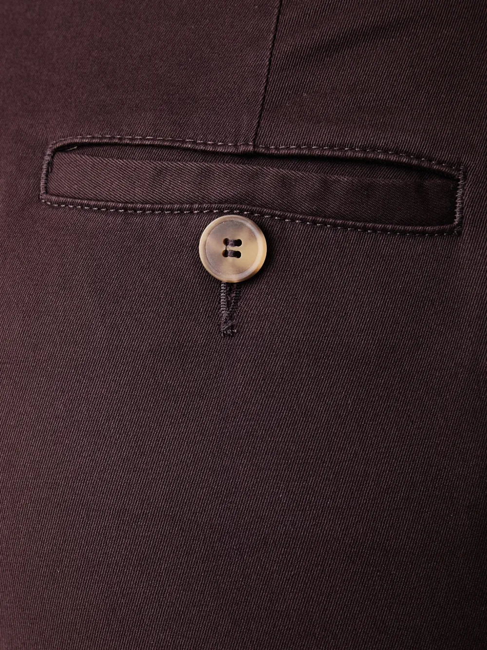 Benetton cropped button-detail trousers Bruin