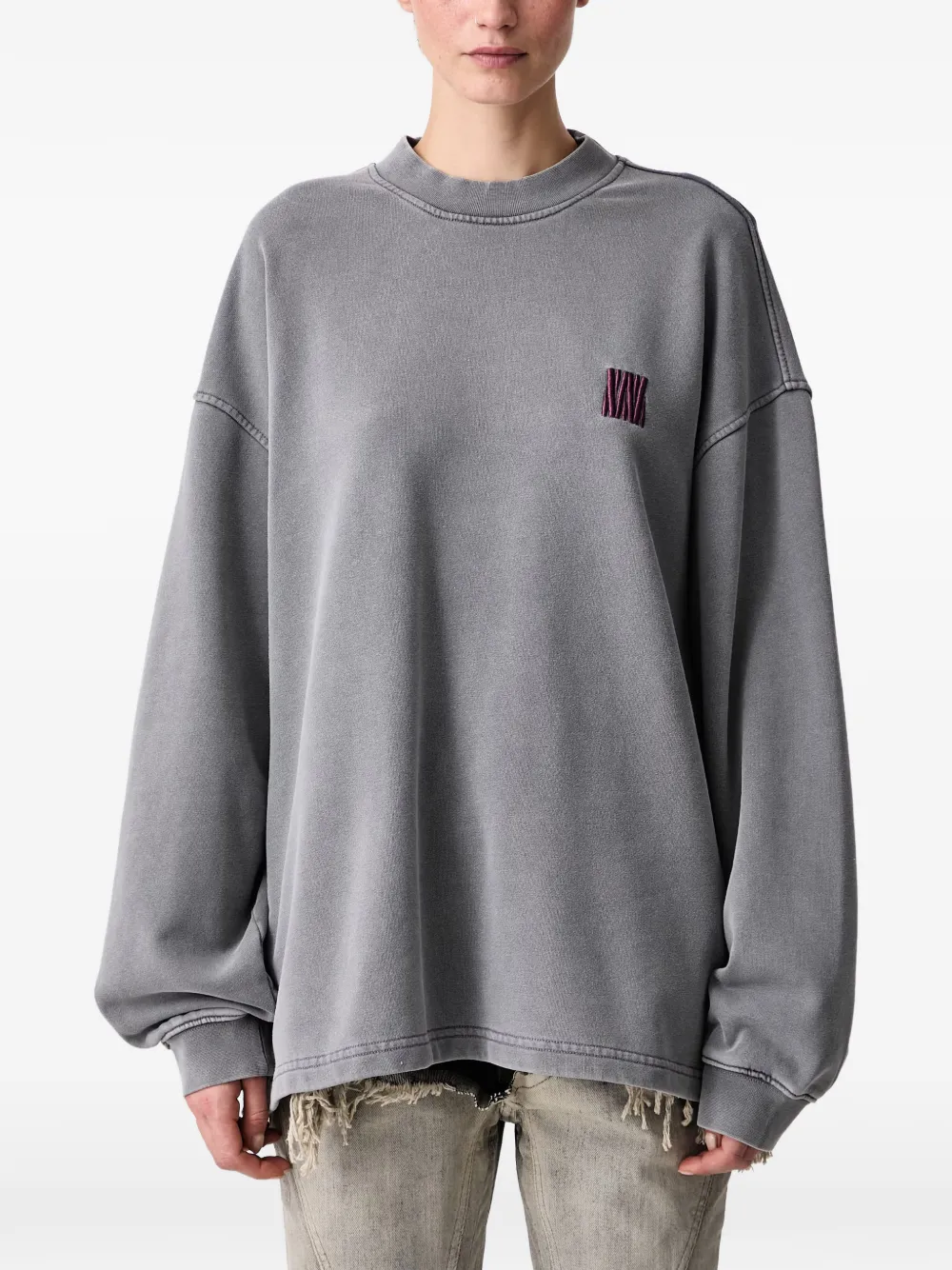 WRSTBHVR Gloria V2 sweater met uitgesneden details Grijs