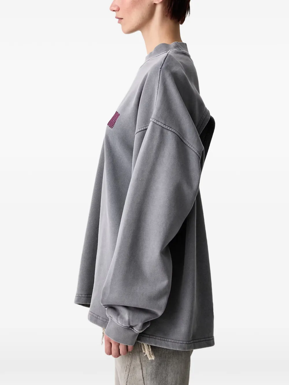 WRSTBHVR Gloria V2 sweater met uitgesneden details Grijs