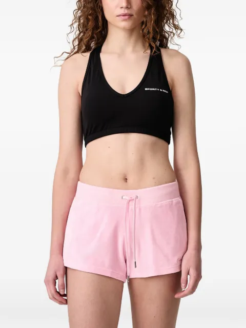 Sporty & Rich Federica logo-print sports bra