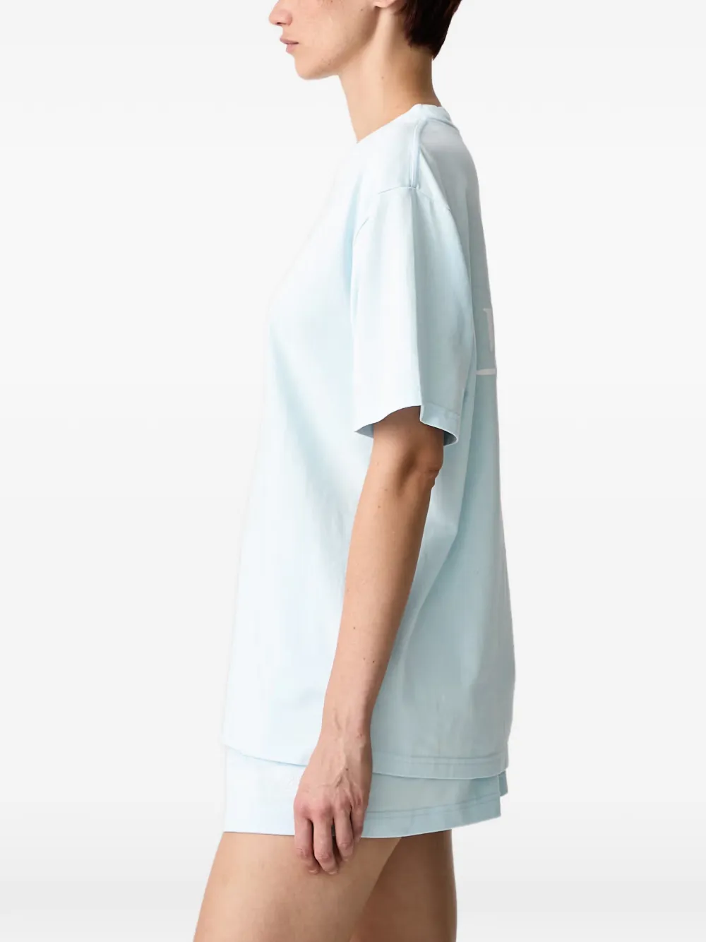 Sporty & Rich T-shirt met logoprint Blauw