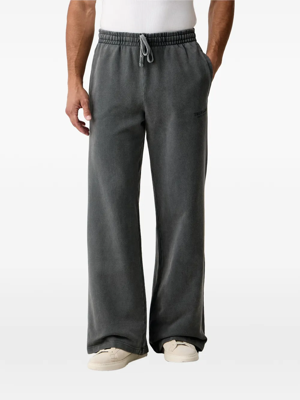 Trussardi Trainingsbroek met logoprint Grijs