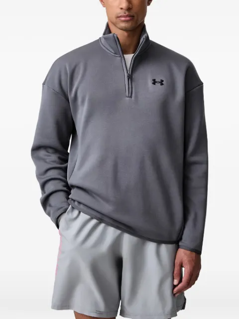 Under Armour quarter-zip logo-print jacket