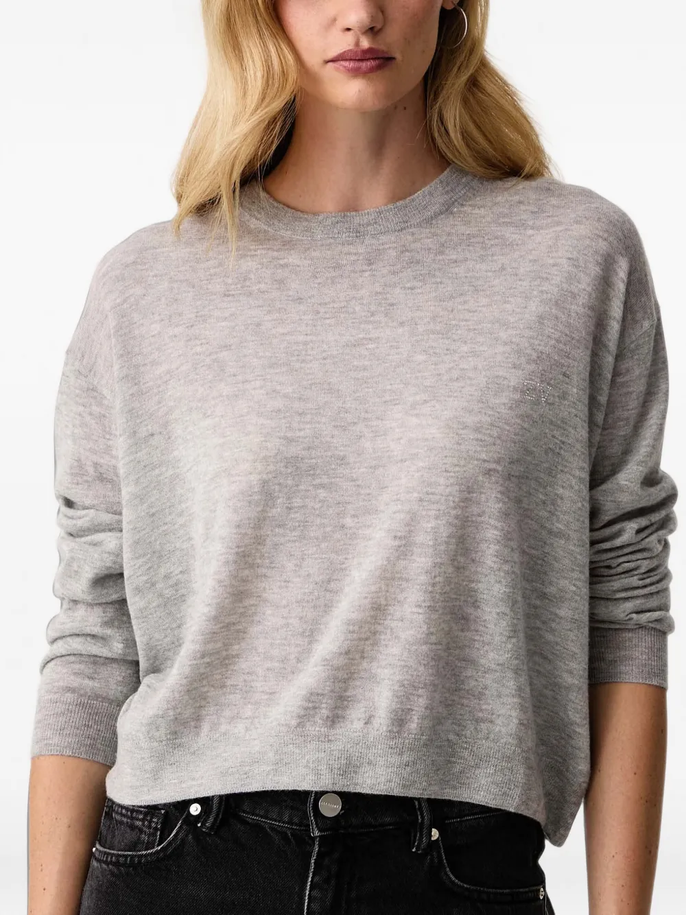 Zadig&Voltaire Swapy kasjmier trui Grijs