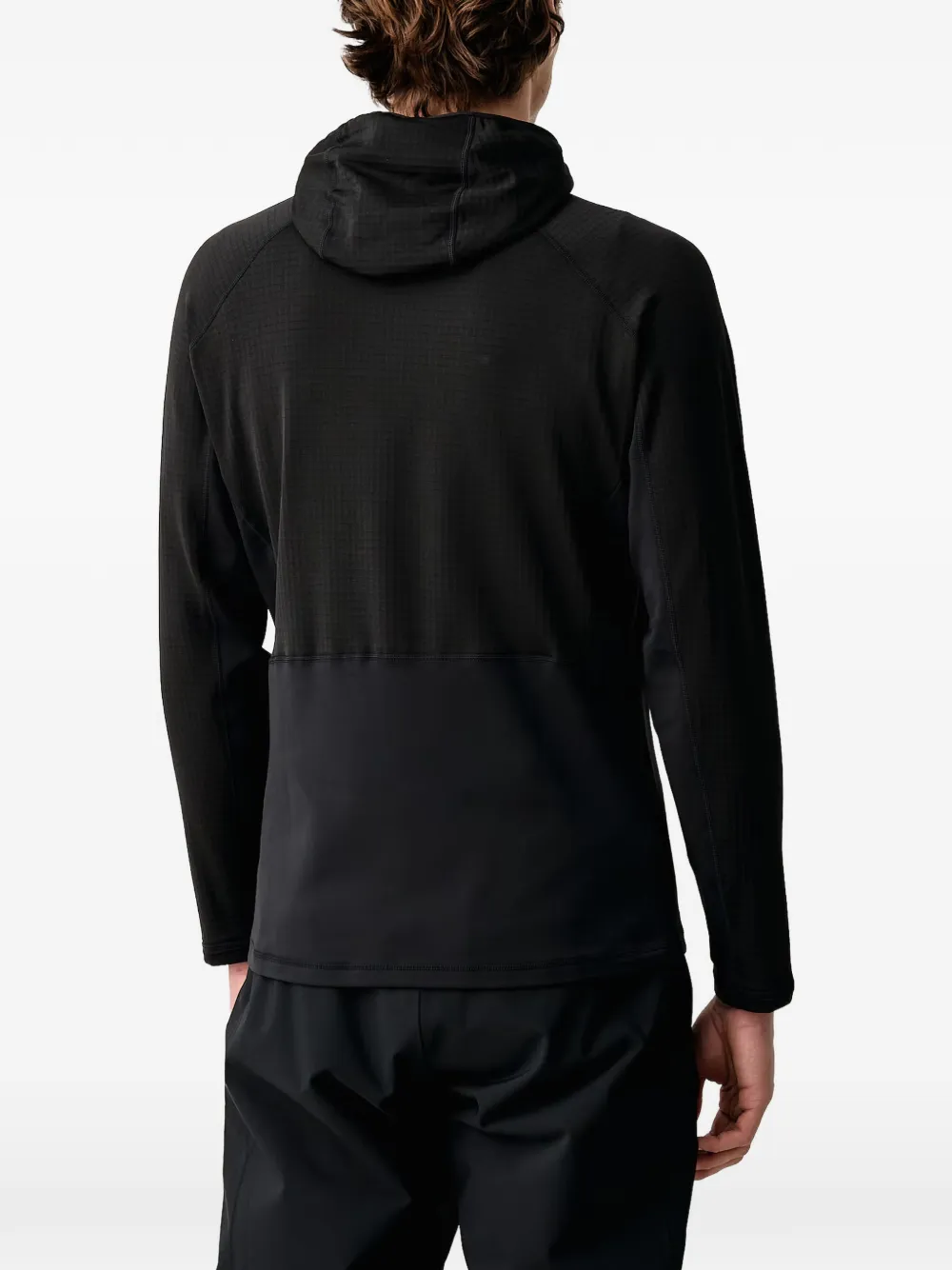 Rossignol Blackside fleece hoodie met rits Zwart