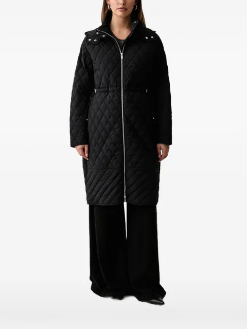 Trussardi quilted hooded coat