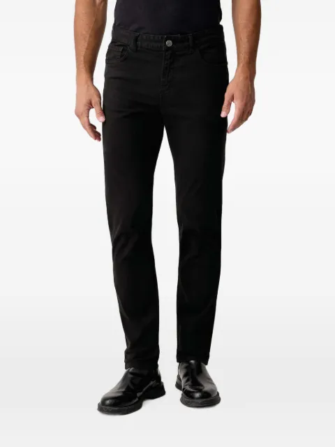 Trussardi logo-patch slim-fit jeans