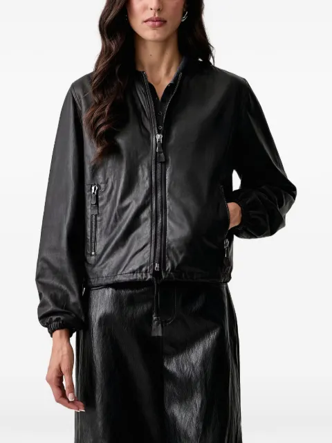 Trussardi leather bomber jacket