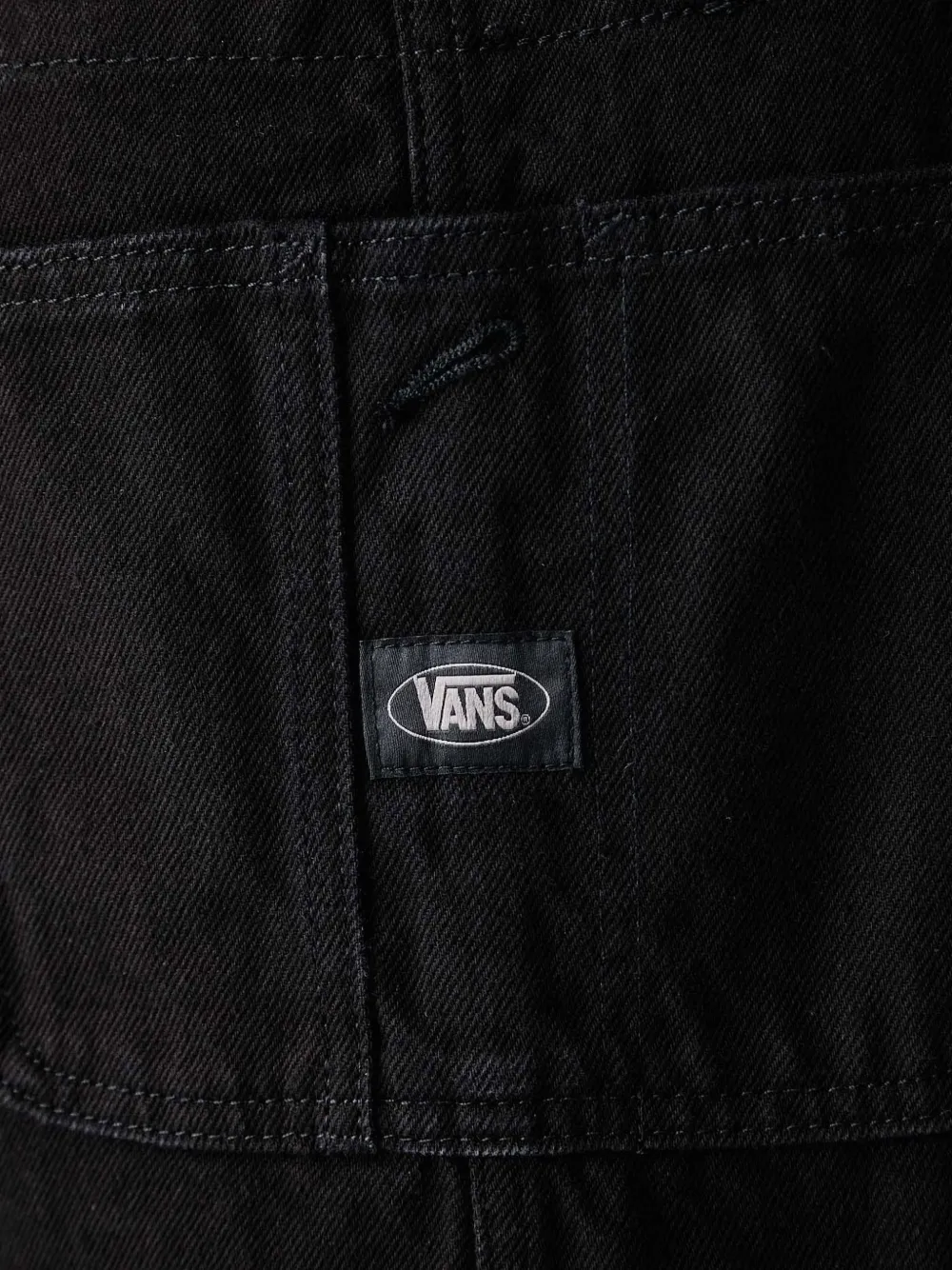 Vans Chore denim tuinbroek Zwart