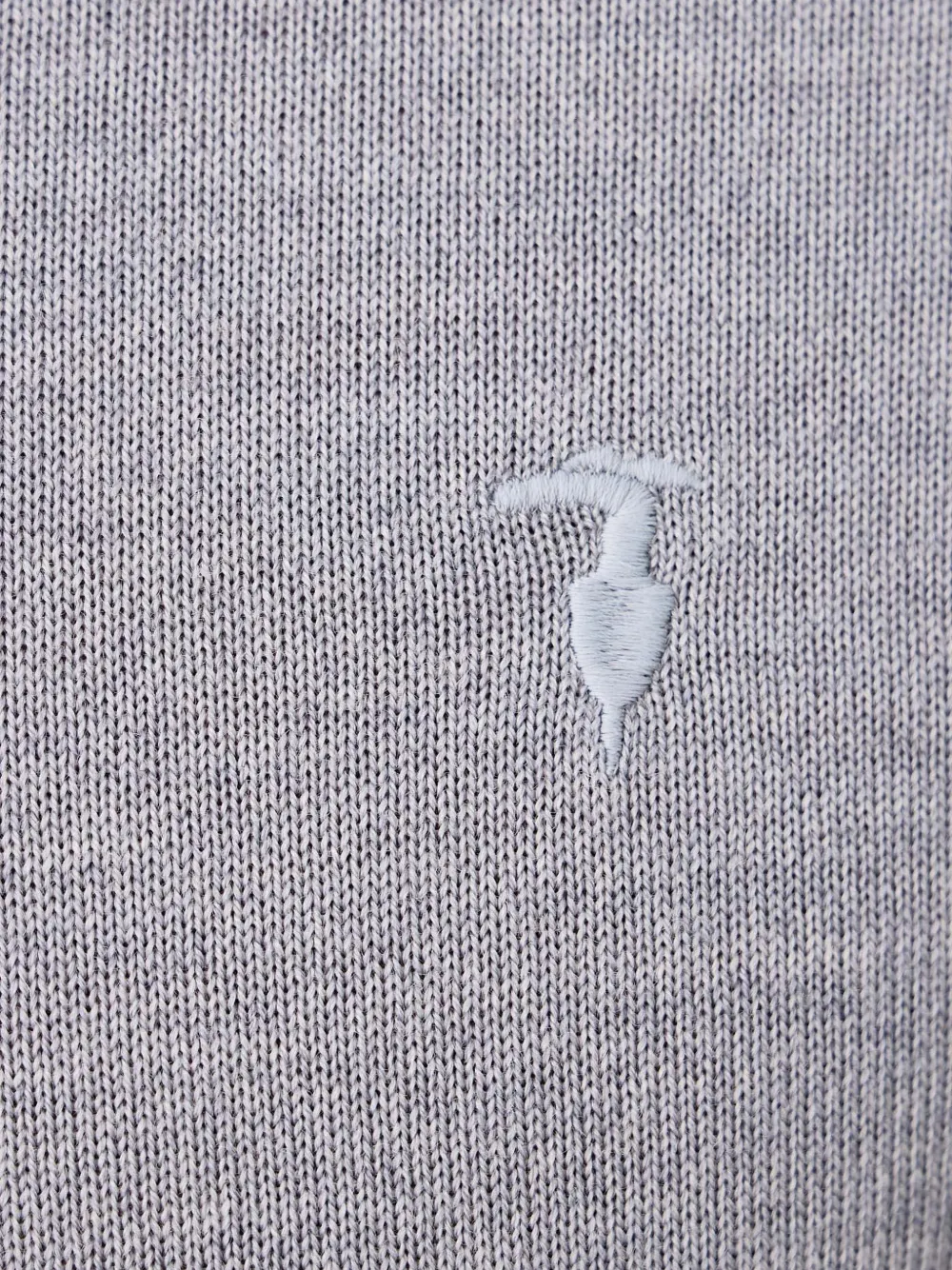 Trussardi Trui met geborduurd logo Grijs
