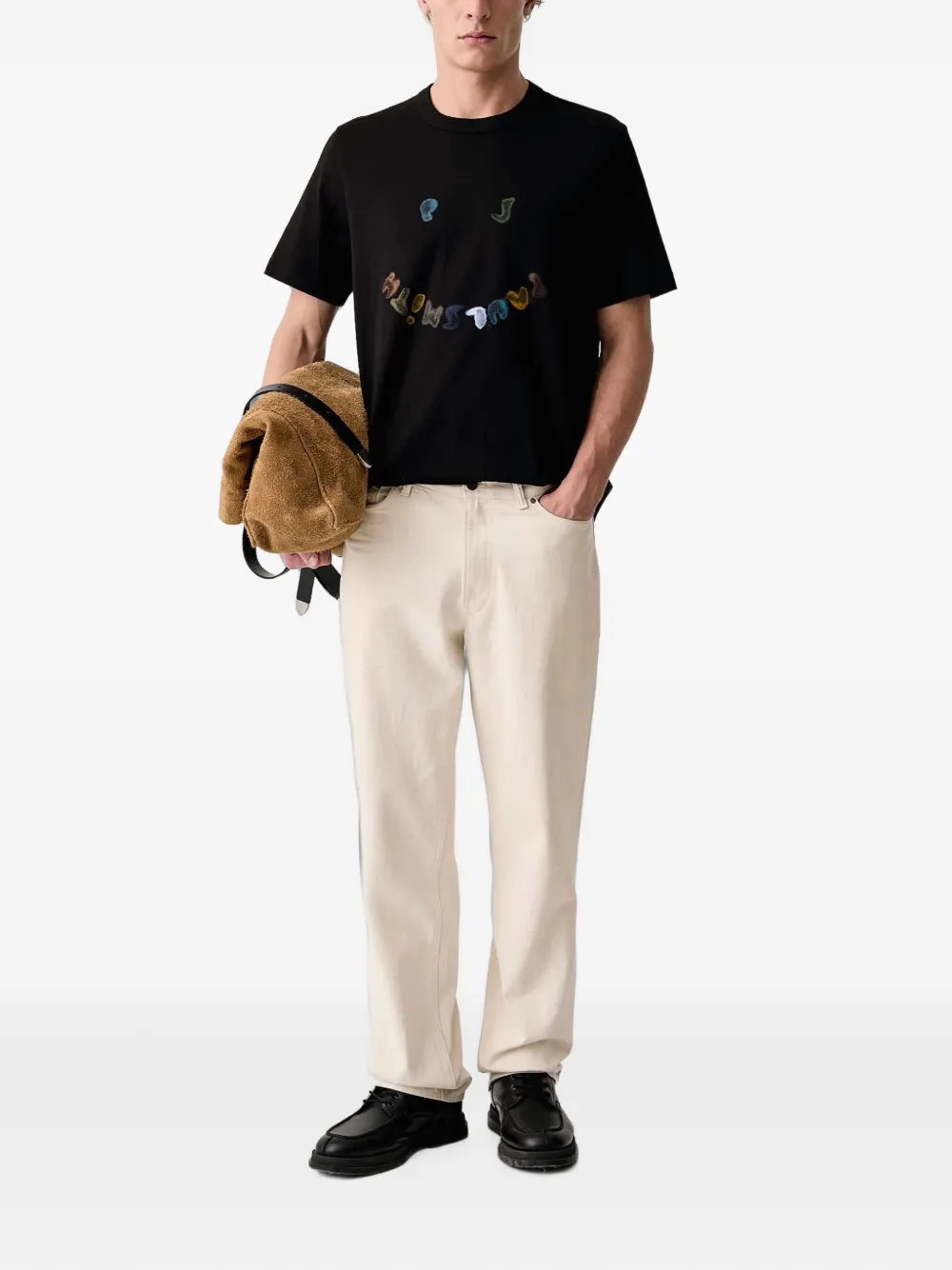 PS Paul Smith Katoenen T-shirt Zwart