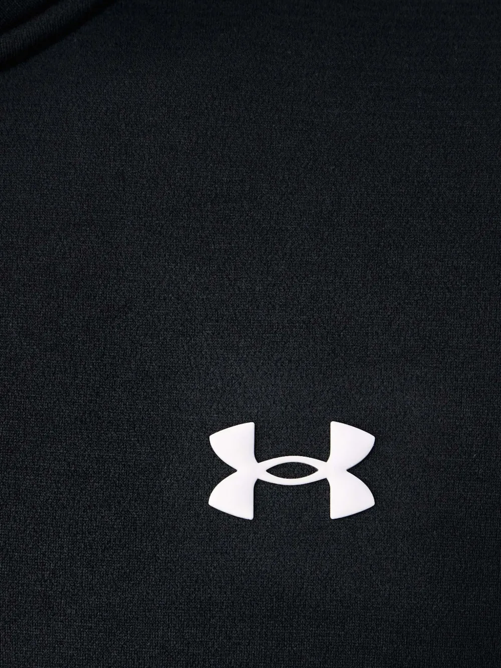 Under Armour Sweater met logopatch en kwart rits Zwart