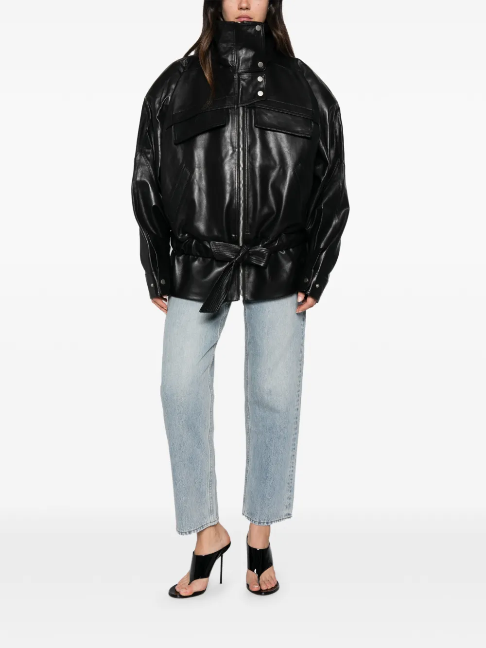 ENTIRE STUDIOS Seth washed straight-leg jeans - Blu