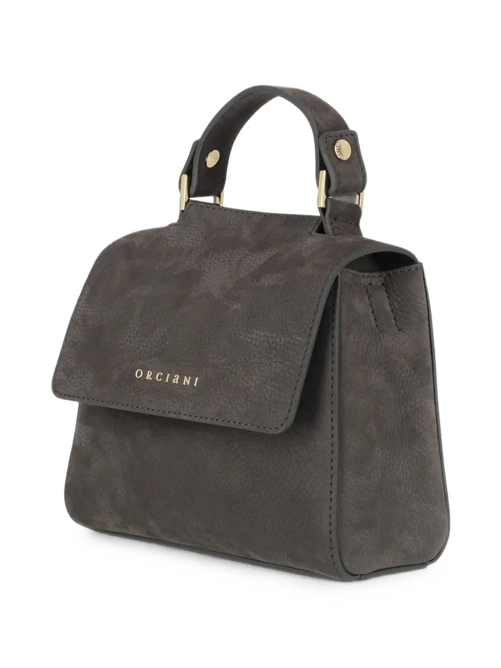 Orciani Sveva leren shopper Grijs