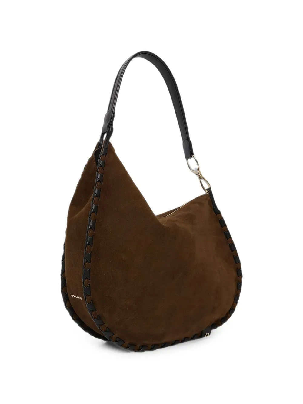 Orciani medium Chaos whipstitch leather tote bag Bruin