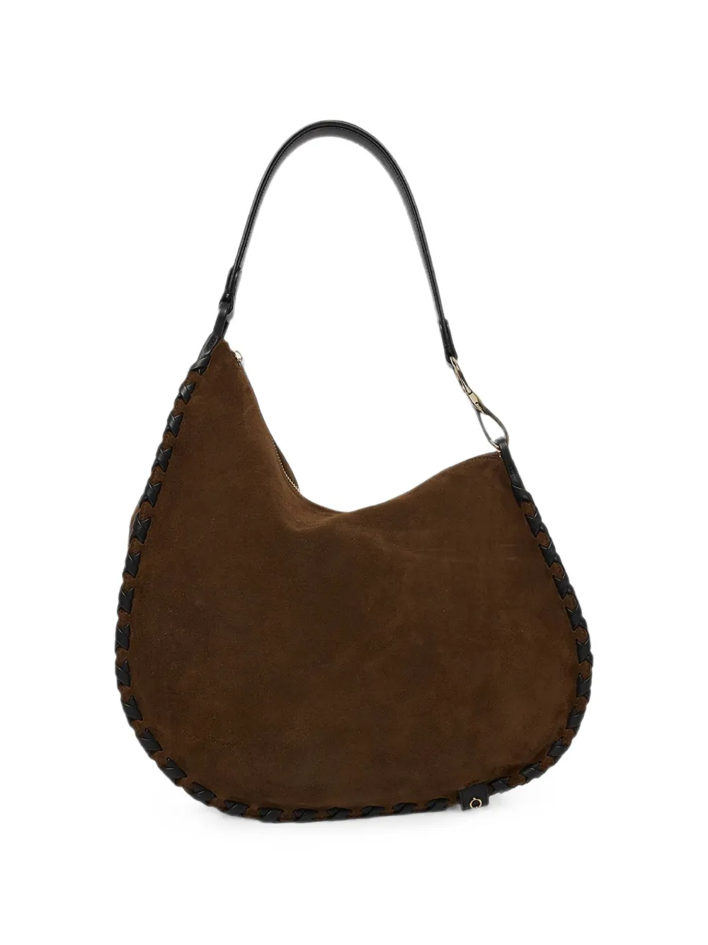 Orciani medium Chaos whipstitch leather tote bag Bruin