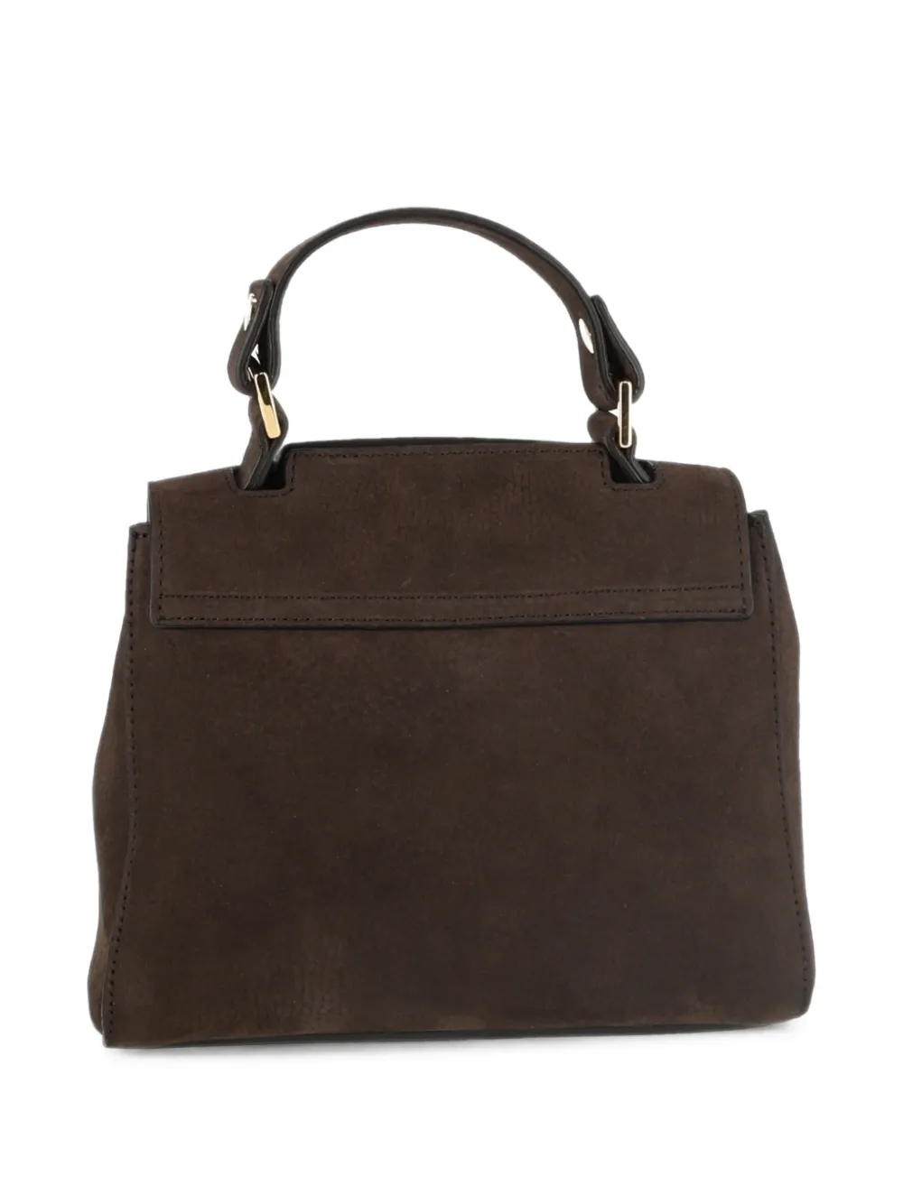 Orciani mini Sveva Nabucco leather tote bag Bruin