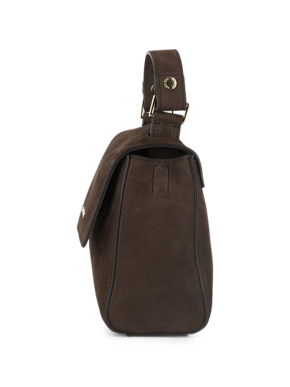 Orciani mini Sveva Nabucco leather tote bag Bruin