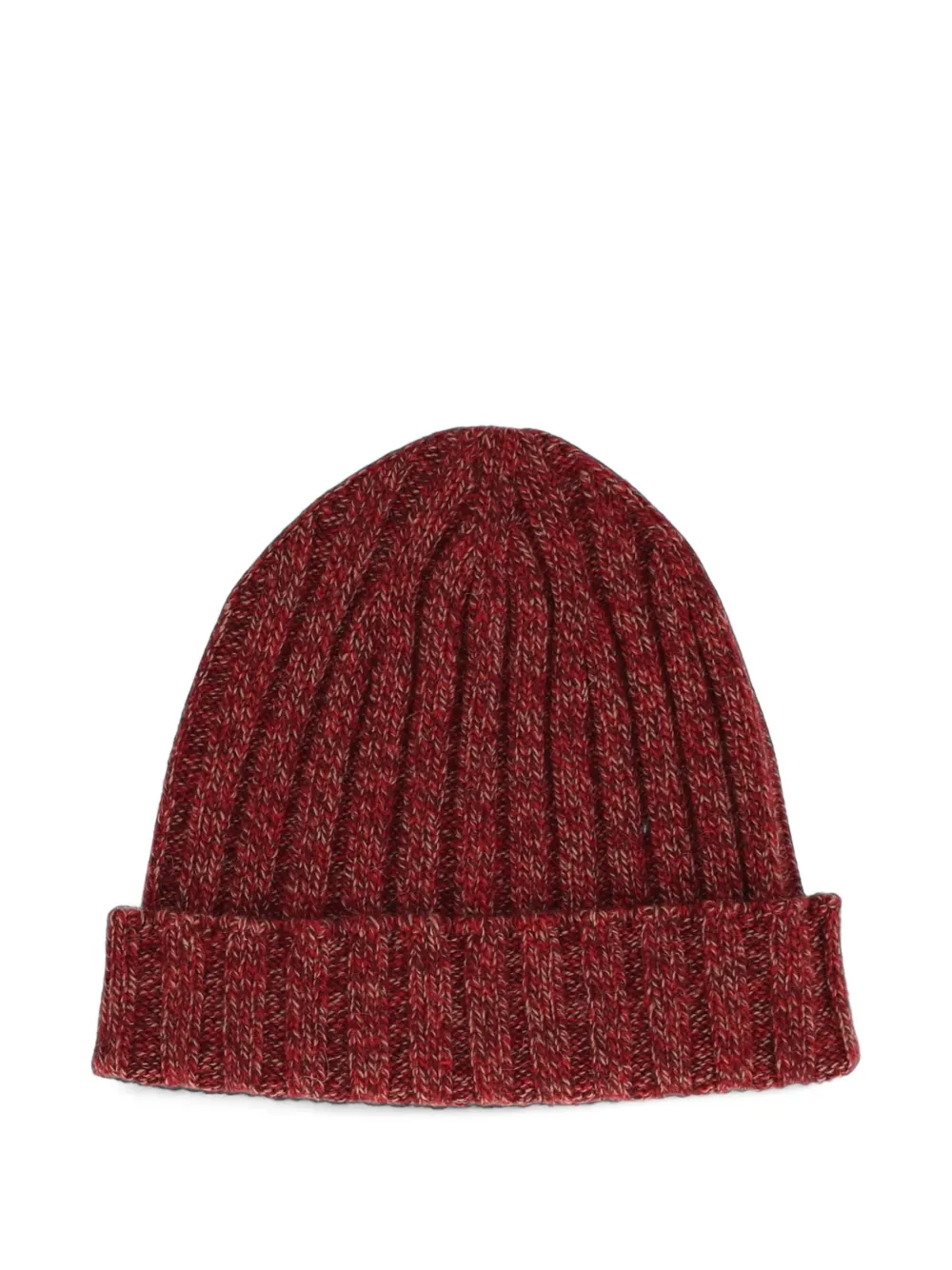 Filippo De Laurentiis ribbed-knit beanie hat - Rot