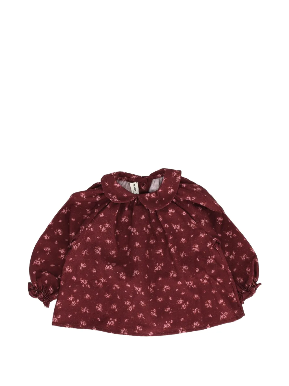 BABE & TESS floral-print Peter Pan-collar blouse - Rouge BABE & TESS floral-print Peter Pan-collar blouse - Rouge